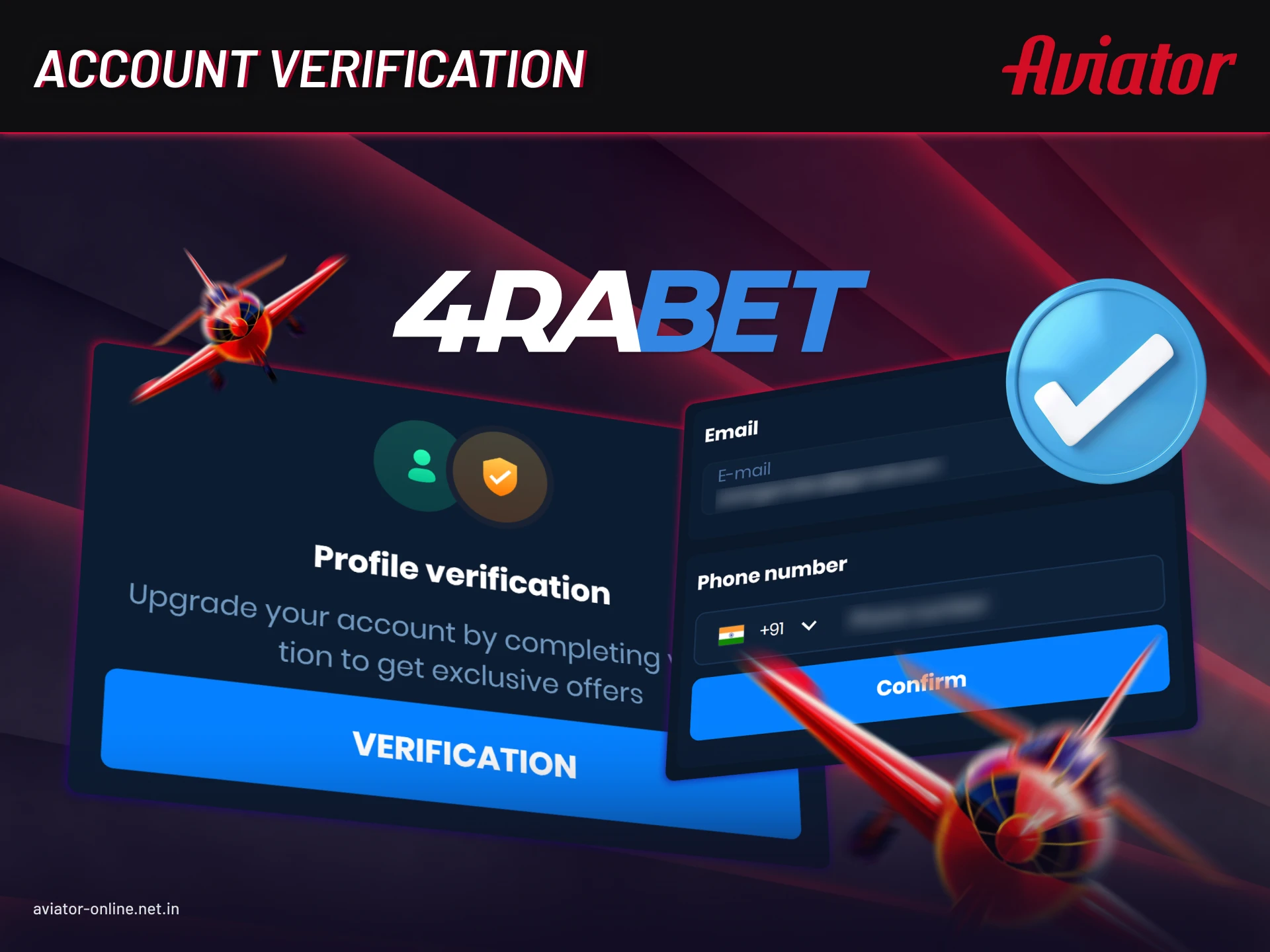 Secure KYC verification in 4rabet Aviator app to protect user accounts.