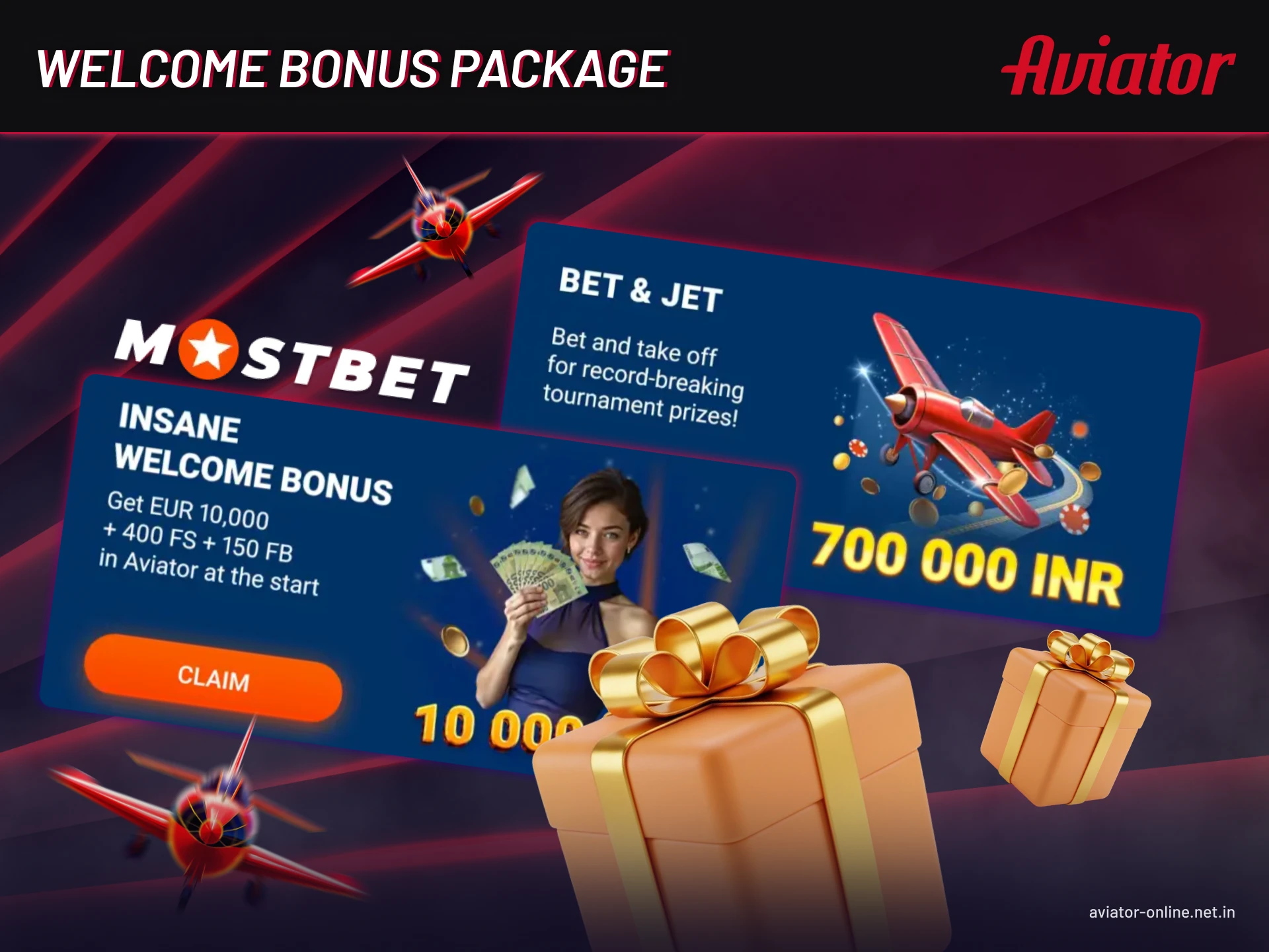 Sign-up bonus on Mostbet app for mobile players in India.