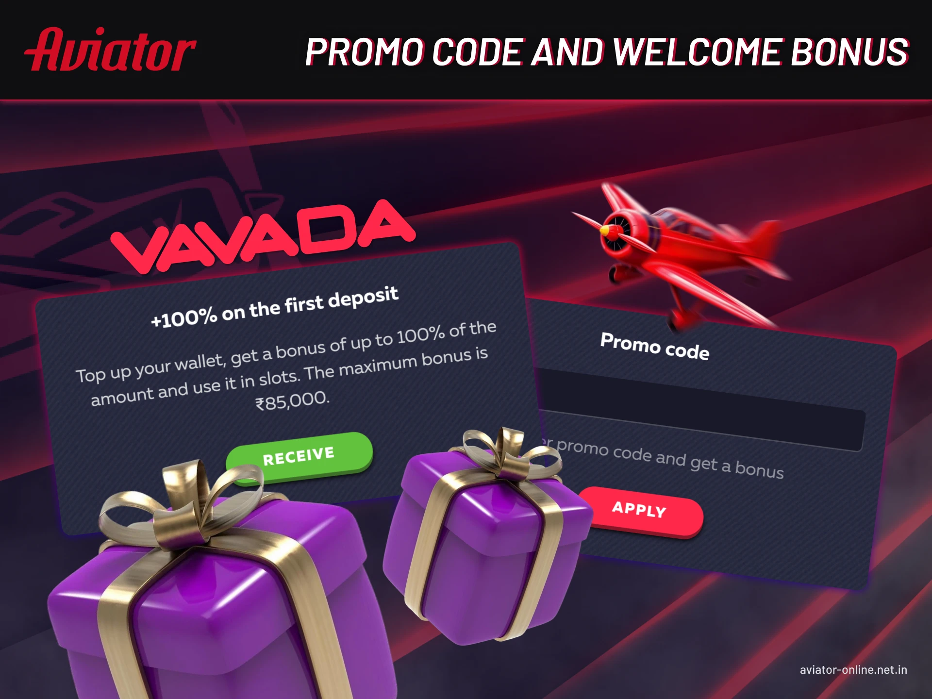 Get the best welcome bonus at Vavada with an exclusive promo code for Indian users.