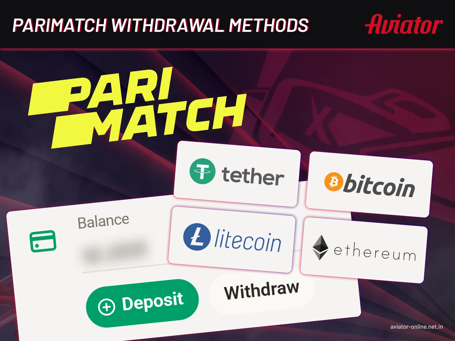 Learn everything about withdrawing funds on Parimatch.