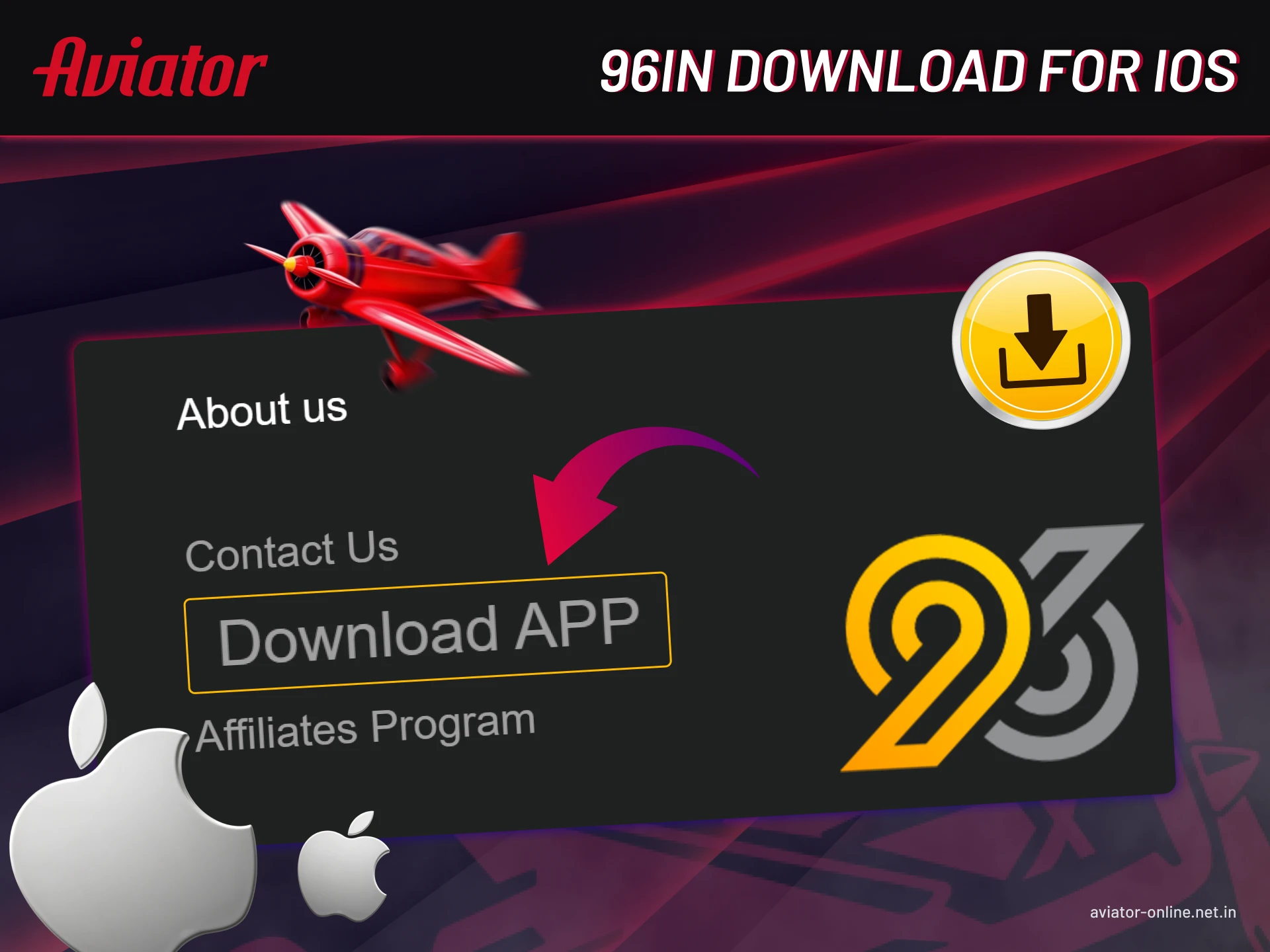 Step-by-step instructions for installing the 96In app on your iOS device.