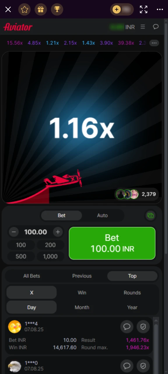 You can play Aviator without downloading the app just in your mobile browser.