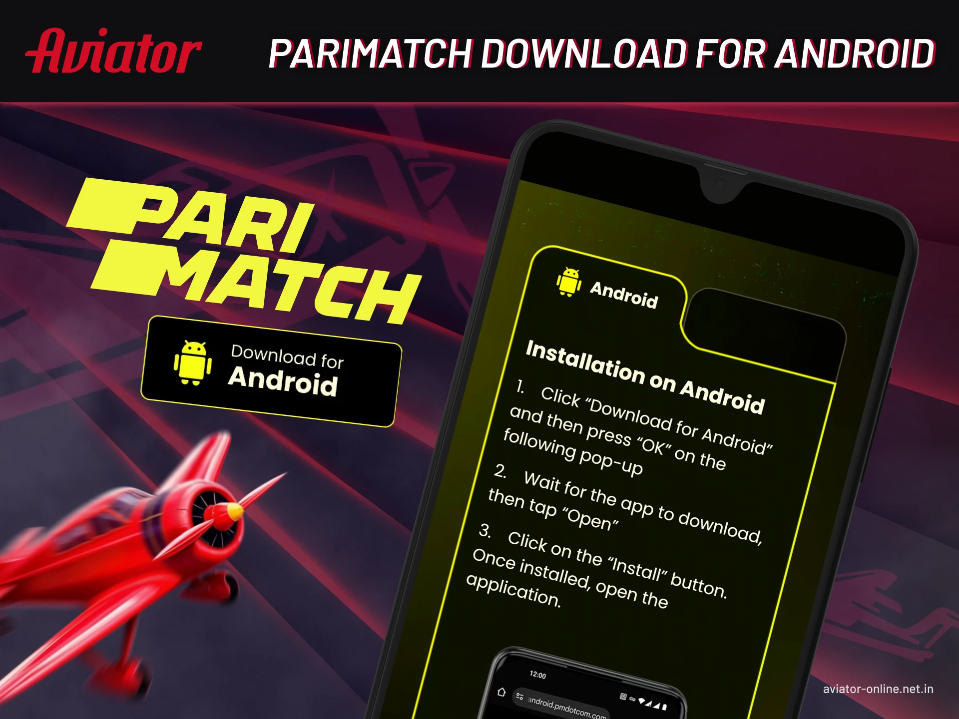 Step-by-step instructions for downloading Parimatch on your Android device.