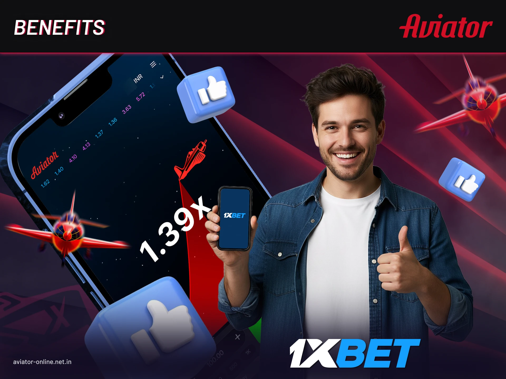Why Indian players should use 1xBet Aviator app for mobile betting and casino games.