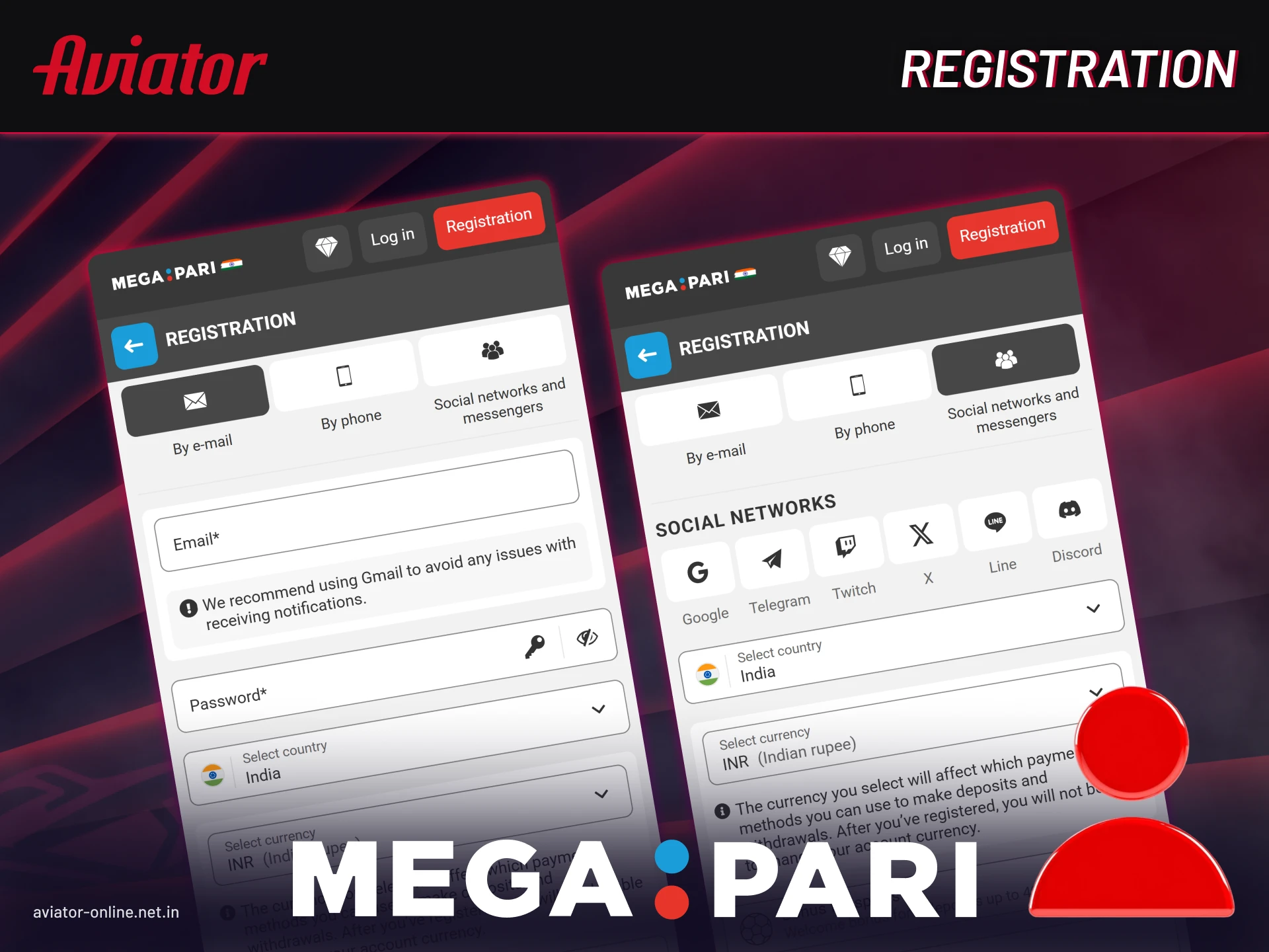 Register and set up a profile within Megapari mobile app for seamless gameplay.