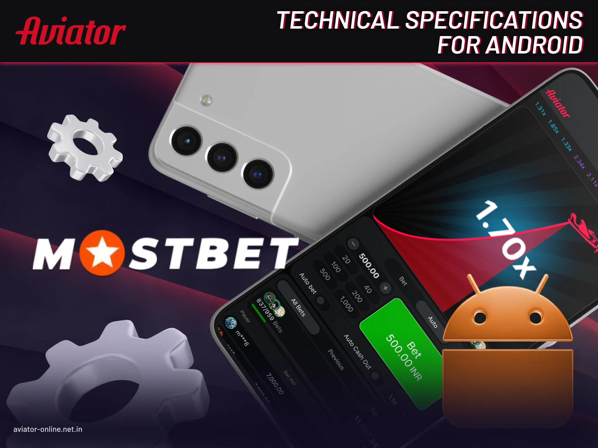 Technical requirements for installing the Mostbet app on your Android device.